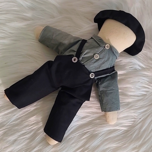 Creepy Faceless Amish Handmade Male Plush Stuffed Doll Possibly Haunted Spooky - Picture 6 of 11